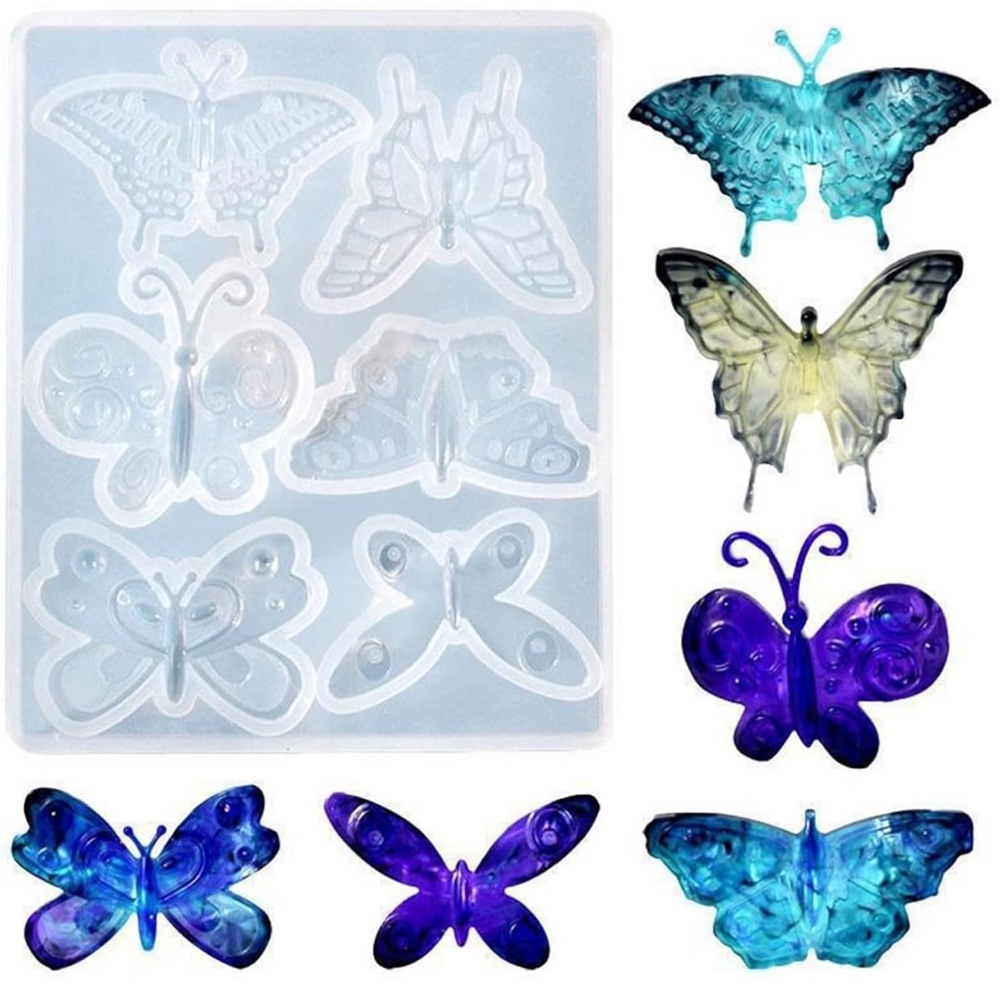 NWT 3D Butterfly Epoxy Resin Mold